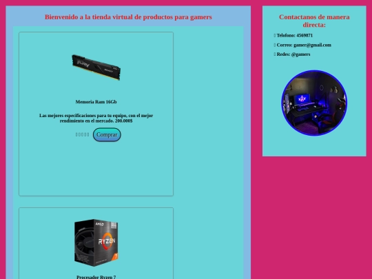 Productos screenshot