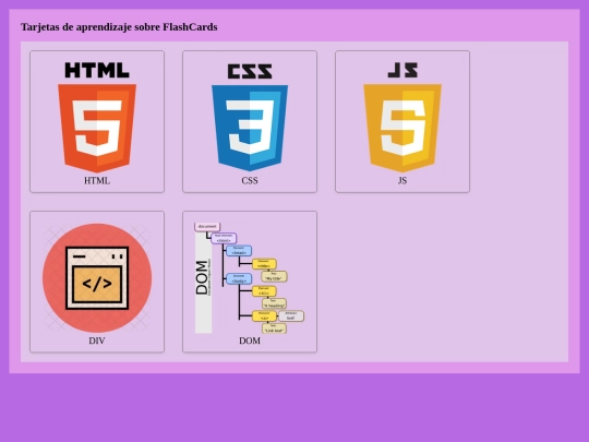 Tarjetas screenshot