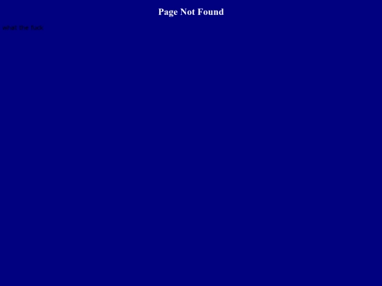 not_found screenshot