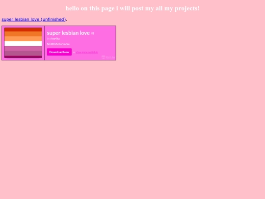 projects screenshot