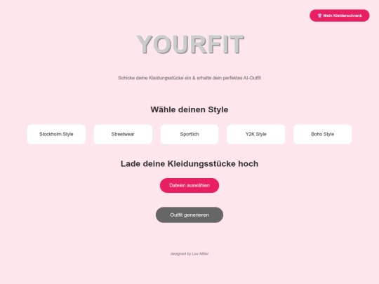 YourFIT - AI Outfit Generator screenshot