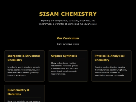 Chemistry screenshot