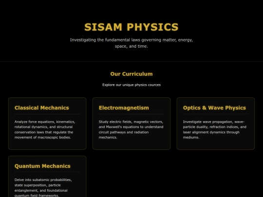 Physics screenshot