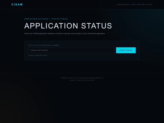 applicationstatus screenshot