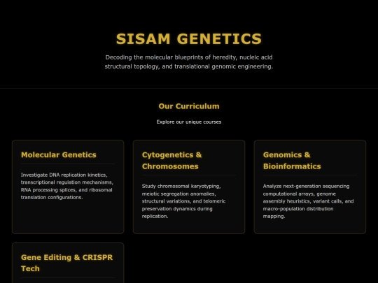 genetics screenshot