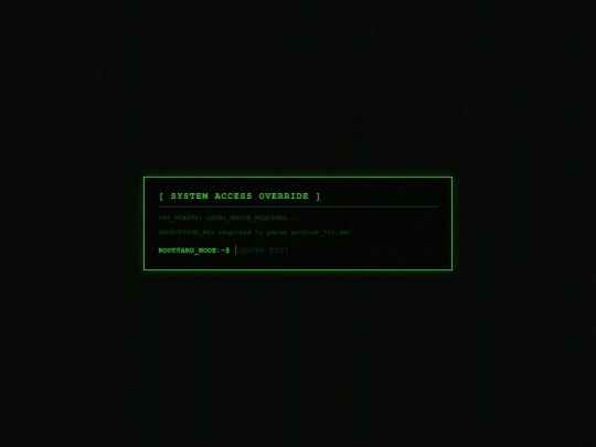 password screenshot