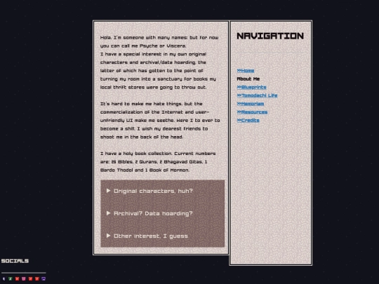 aboutme screenshot