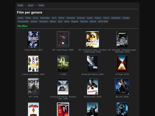 thriller screenshot