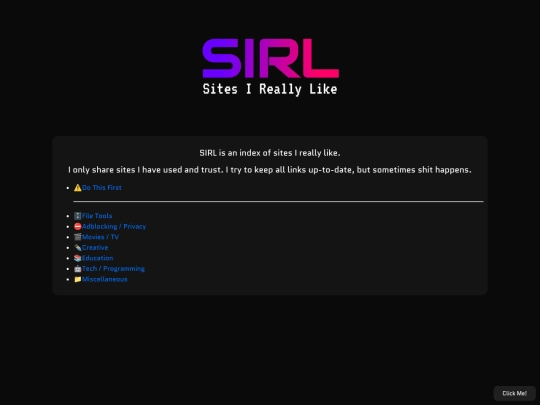 index screenshot