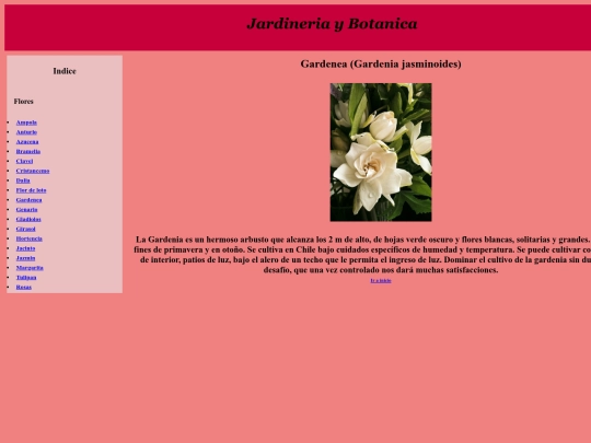 PaginaWeb/Gardenea screenshot