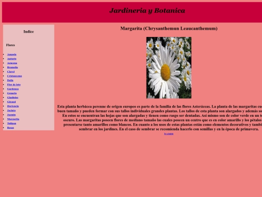 PaginaWeb/Margarita screenshot