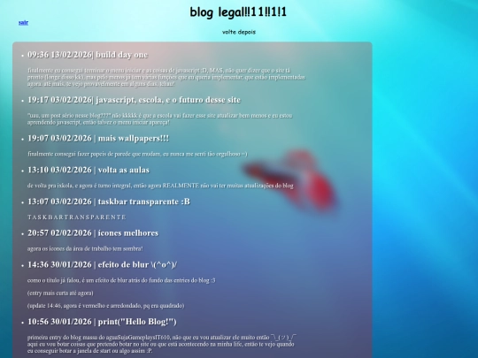 blog screenshot