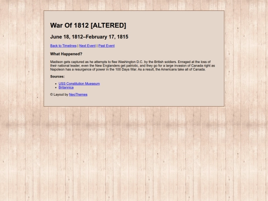 ALTERED_War_Of_1812 screenshot