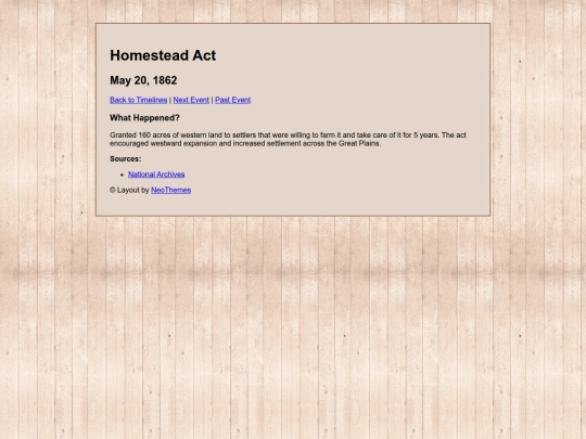 Homestead_Act screenshot