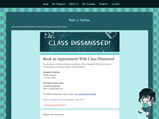 volunteerdonate screenshot