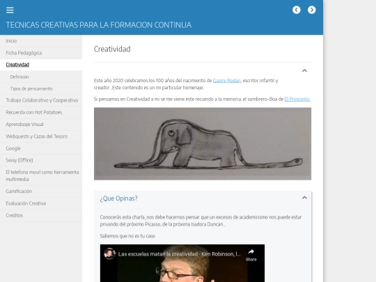 creatividad screenshot
