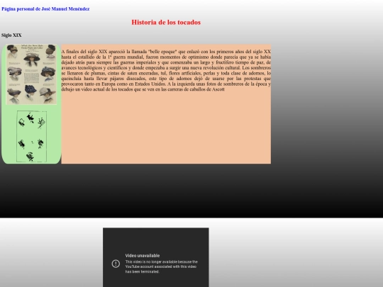 Página personal de José Manuel Menéndez screenshot