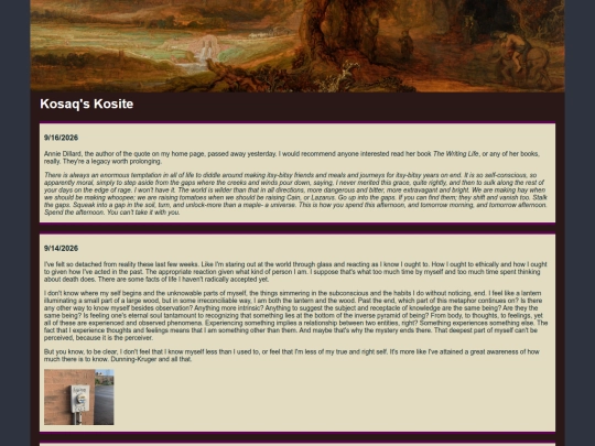 rambling screenshot