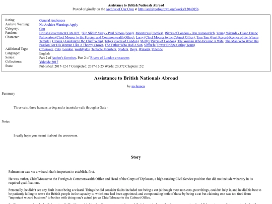 Assistance to British screenshot