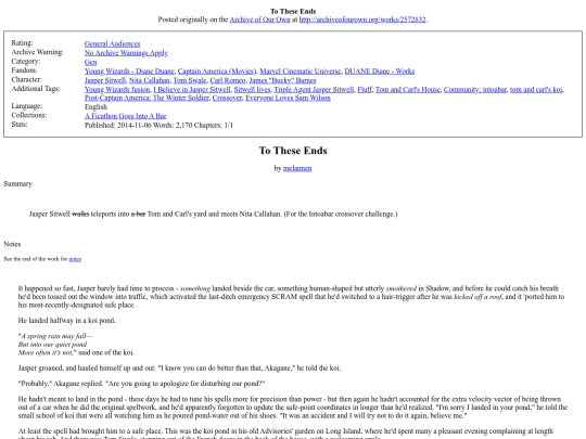To These Ends screenshot