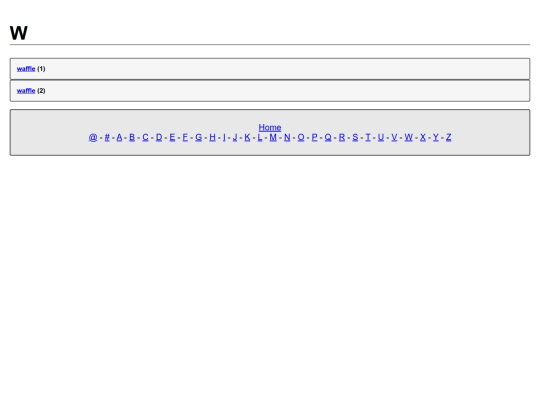 w screenshot