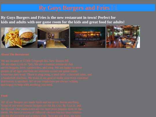 Restaurant screenshot