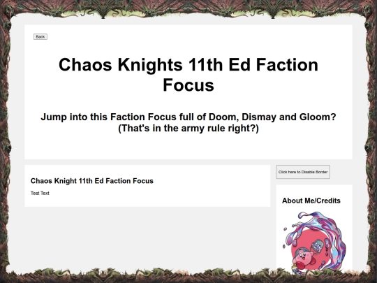 WarpBlog/KnightsFocus screenshot