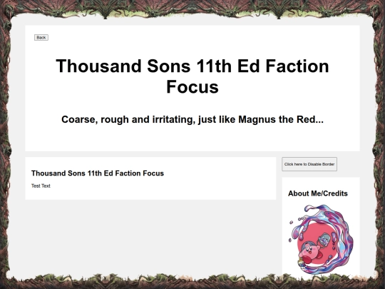 WarpBlog/TsonsFocus screenshot