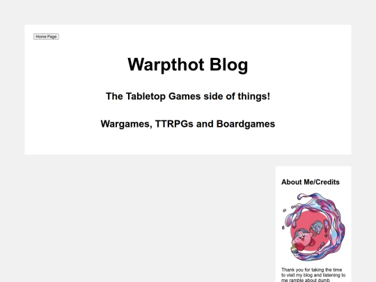 WarpBlog screenshot
