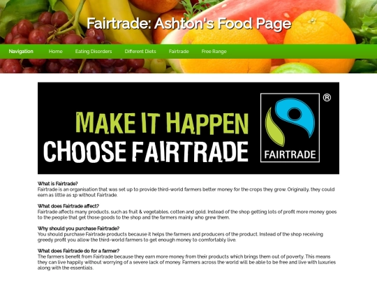fairtrade screenshot
