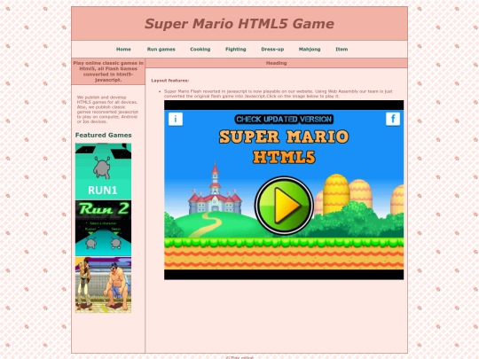 super-mario-html5-game screenshot