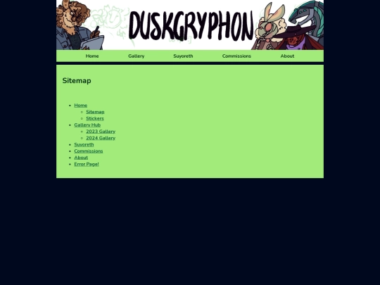 sitemap screenshot