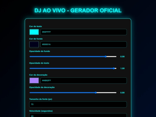 dj-ao-vivo-gerador screenshot