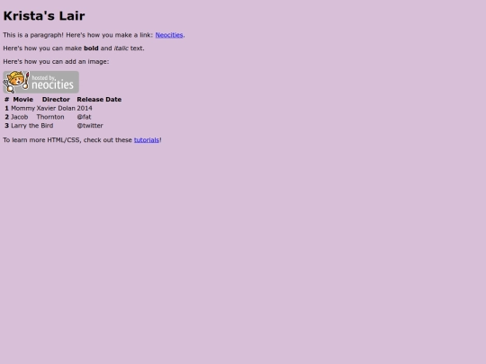index screenshot