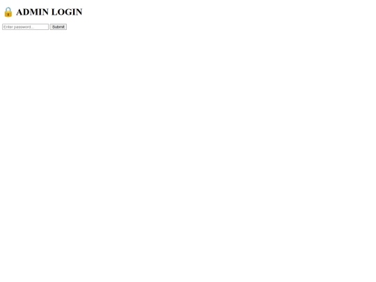 admin screenshot