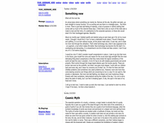 index screenshot