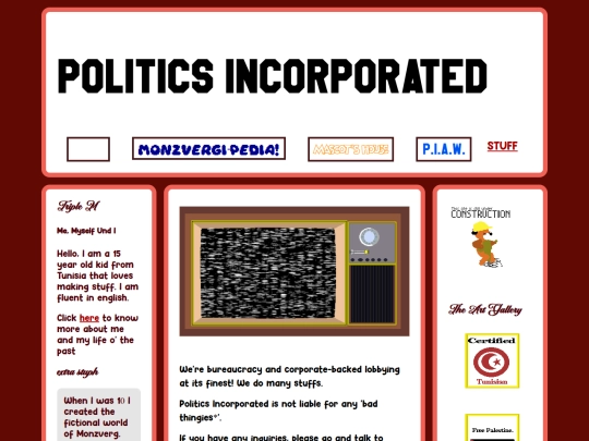 PoliticsIncorporated screenshot
