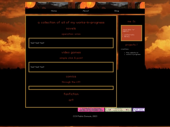 projects screenshot
