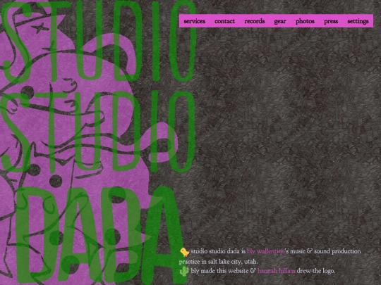 neocities-studiostudiodada screenshot