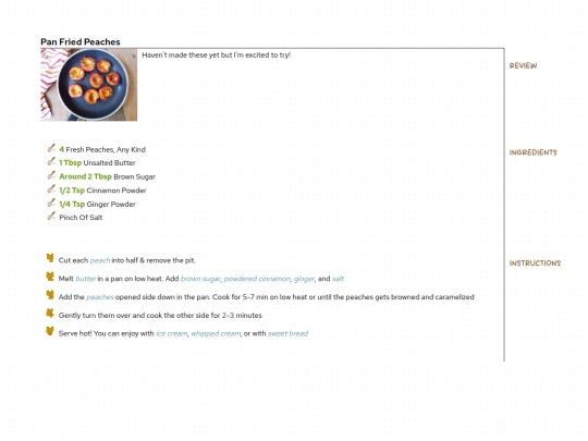 journal/entries/pan-fried-peaches screenshot