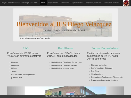 Mi sitio web screenshot