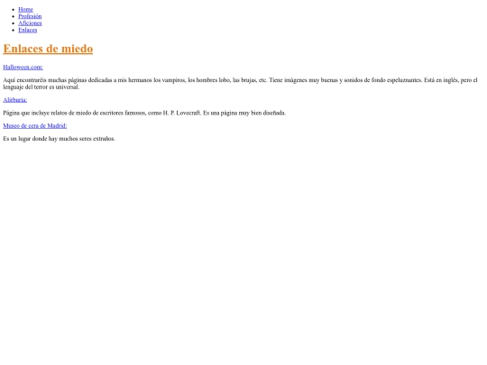 WEB MONSTRUO/enlaces screenshot