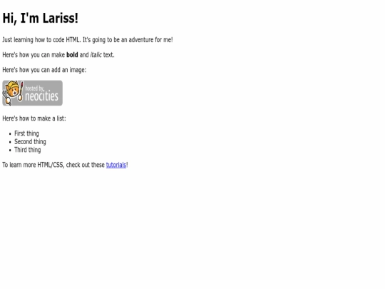index screenshot