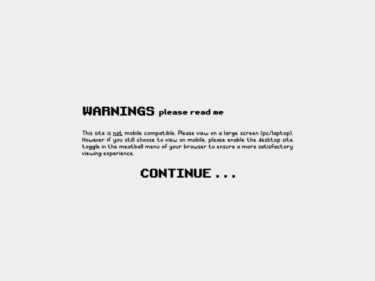 warnings screenshot