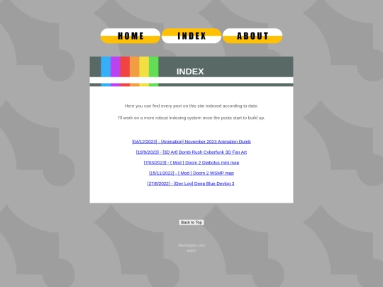 MainIndex screenshot