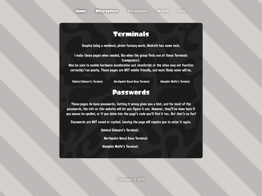 terminals screenshot