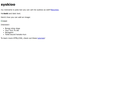 index screenshot