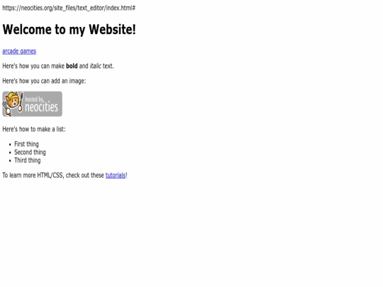 index screenshot