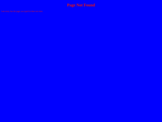 not_found screenshot