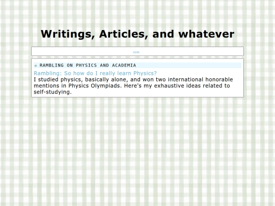 writings screenshot